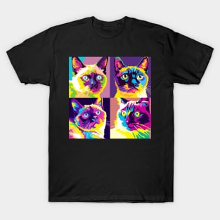 Balinese Pop Art - Cat Lover Gift T-Shirt